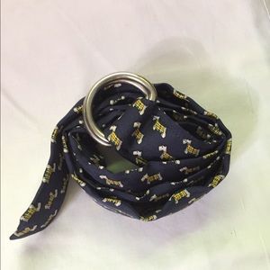 JCrew silk tie belt size S/M